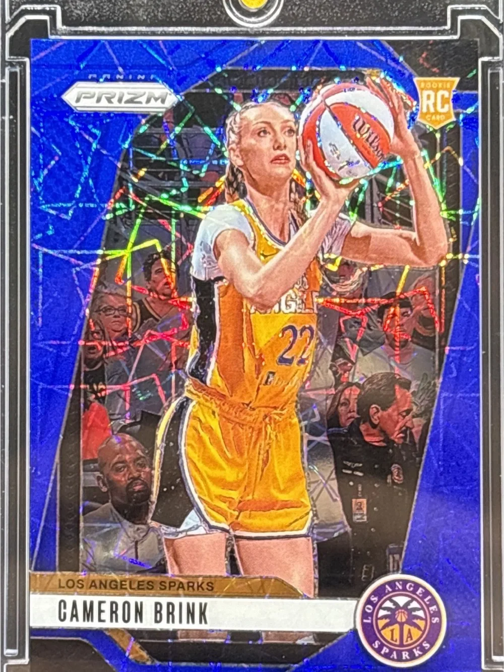 Panini Los Angeles Sparks Cameron Brink Blue Prizm Rookie Basketball Card